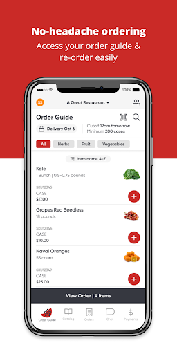 Android application Kuna Foods screenshort