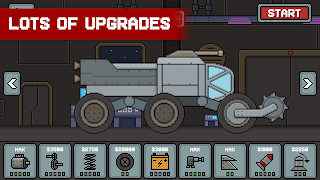 Death Rover: Space Zombie Race - Screenshot 1