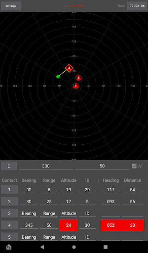 Android application Bullseye screenshort
