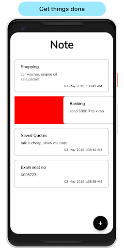 Android application Get It Done : Todos & Notes screenshort