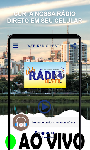 Android application Web Rádio Leste screenshort