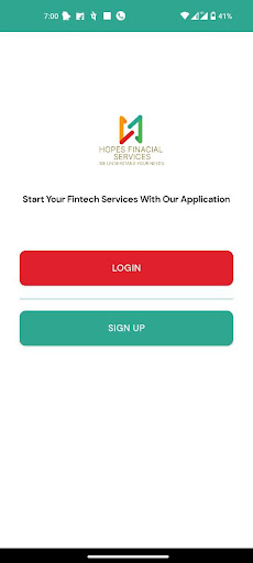 Android application Hopes Pay screenshort