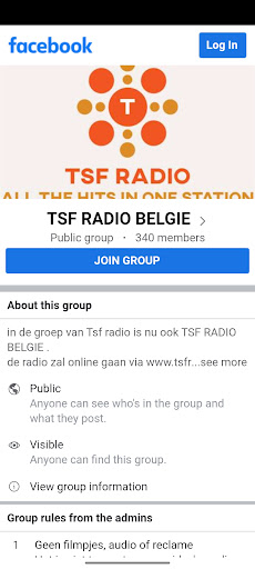 Tsf Radio Belgium Screen 3