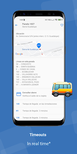EMT Horarios Screen 2