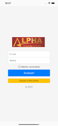 Android application Alpha Assessoria Contábil screenshort