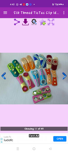 Silk Thread TicTac Clip Idea