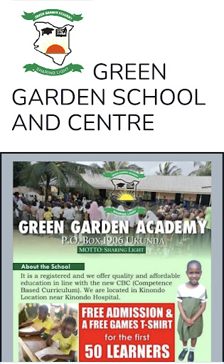 Android application Green Garden School and Centre screenshort