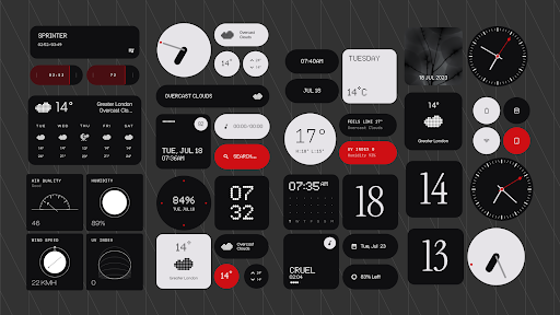 Screenshot of Nothing Widgets For KWGT