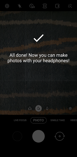 Сamera shutter via Bluetooth Screen 3