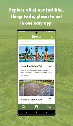 Cofton Holidays Guide Screen 2