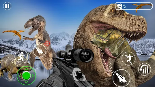 Dino hunter shooting game 3D