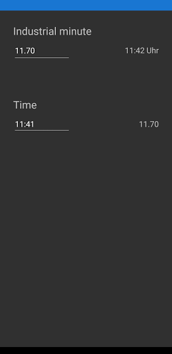 Decimal time converter Screen 2