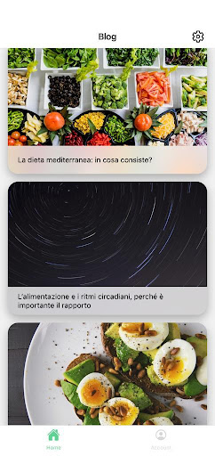 Android application Solito Nutrizione screenshort