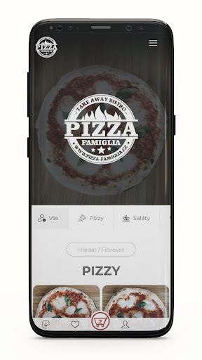 Android application Pizza Famiglia screenshort