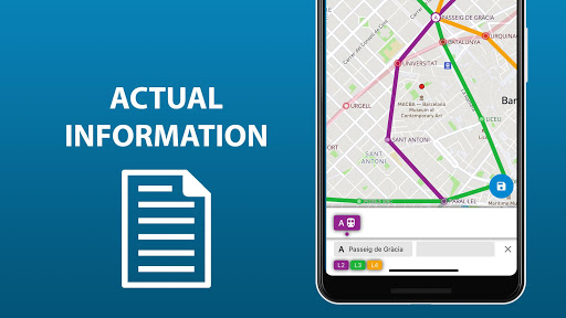 Screenshot of City transport Barcelona