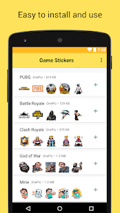 Game Sticker Packs Screenshot