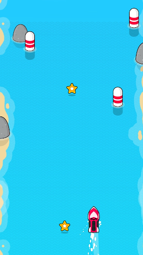 Android application SpeedWave - 2D Boat Racing screenshort
