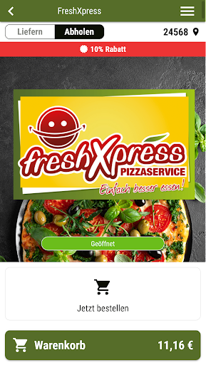 Android application FreshXpress screenshort