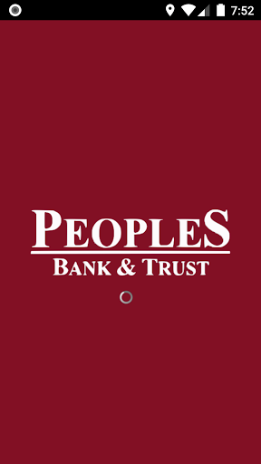Android application Peoples Bank & Trust Business screenshort