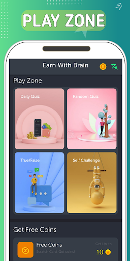 Android application Trivia - Earn With Brain Quiz screenshort