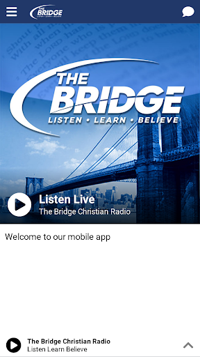 Android application The Bridge Christian Radio screenshort