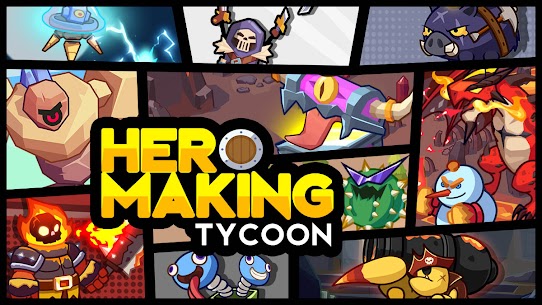 Hero Making Tycoon MOD APK 1.5.4 (Unlimited Money) 1