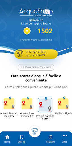 Android application Acquashop screenshort