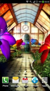 Snímek obrazovky Magic Greenhouse 3D Pro lwp