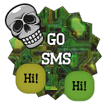 GO SMS THEME - Skull Freak 4 icon