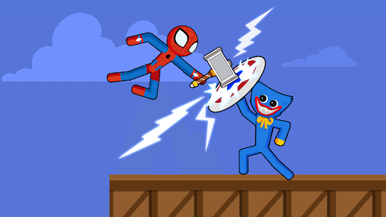 Spider Stickman Fighting APK MOD (Monedas Ilimitadas) 1