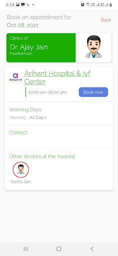 Arihant Hospital & IVF Center Screen 3