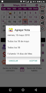Festivos Colombia 2023, Widget Screenshot