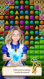 愛麗絲夢遊謎境：免費匹配3遊戲(圖2)-速報App