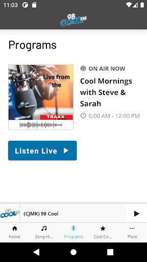 98COOL FM Screen 3
