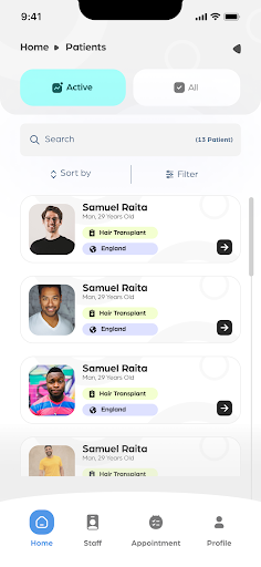 Patient Hub 360 Personel Screen 3