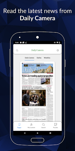Android application Daily Camera e-Edition screenshort