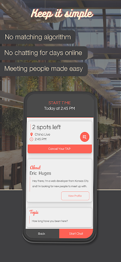 TAP - Find your people Screenshot 2 - AppWisp.com