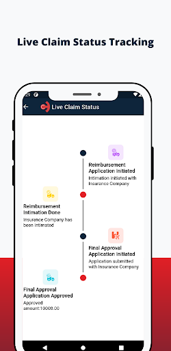 Android application ClaimTherapist screenshort