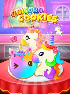 Sweet Unicorn Rainbow Cookies