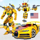 Bee Robot Car Transformation Game: Robot Car Games 1.37