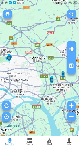 Android application BATGPS screenshort