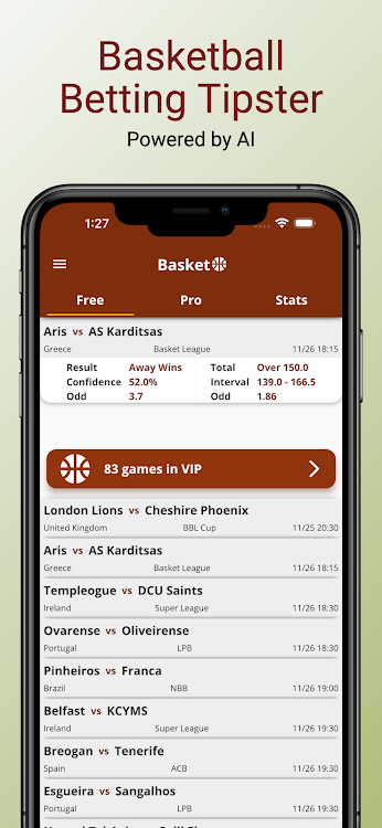 AI Basketball Betting Tipster - 1.4.33 - (Android)