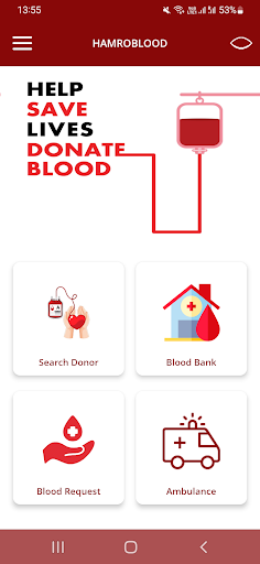 HamroBlood Share & Care Screen 2