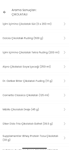 Barkod Sorgulama Screen 2