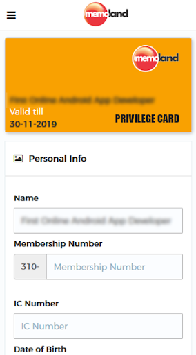 Member Voucher Screen 3