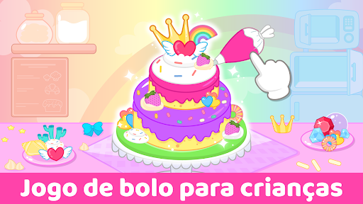 Crianças Jogos de fazer bolos screenshot 1