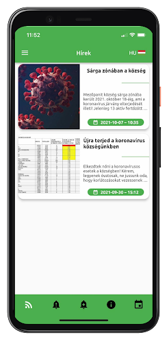 Android application eAdmin Mezőpanit screenshort
