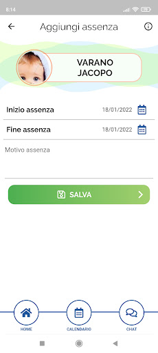 BabyConnect Screen 2