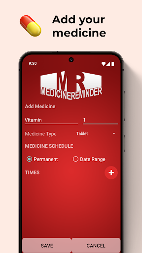 Screenshot of Daily Medicine Reminder