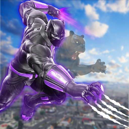 Flying Panther Superhero city